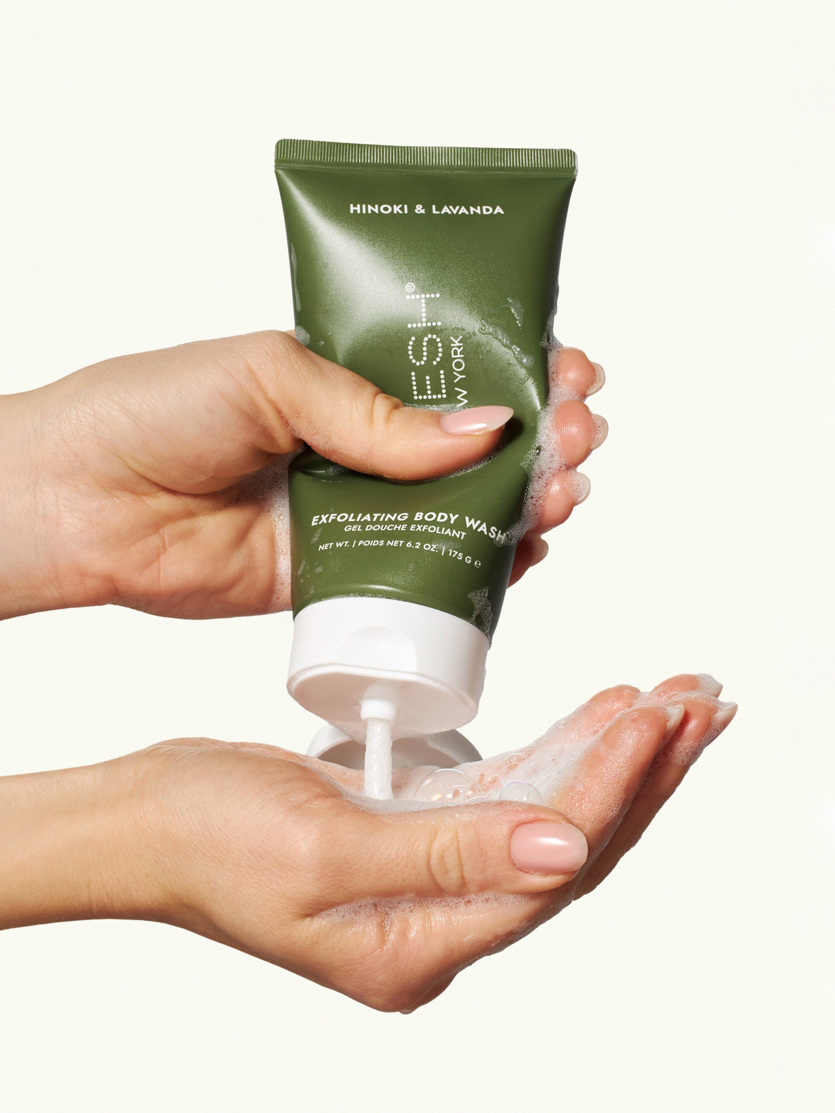 VOESH New York - Exfoliating Body Wash - Hinoki & Lavanda