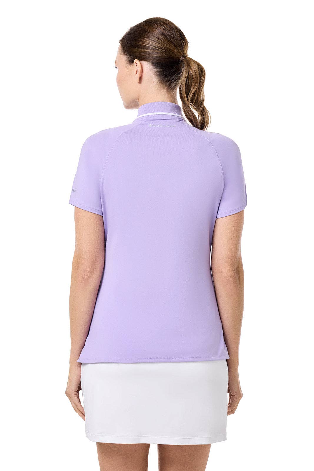 Coolibar - CourtLine Short Sleeve Polo | Lavendula