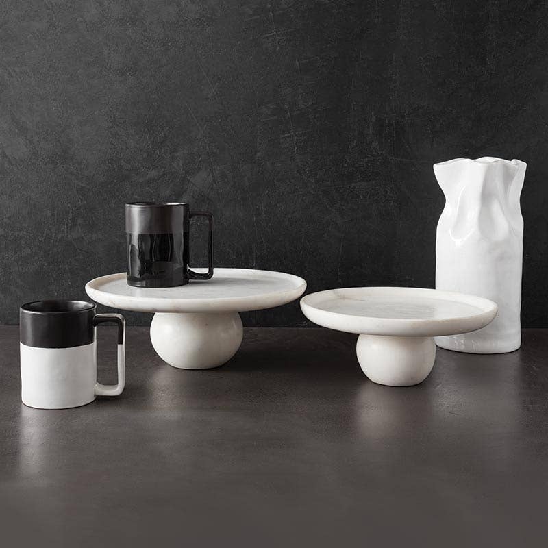Santa Barbara Design Studio by Creative Brands - Marble Round Pedestal - 12"