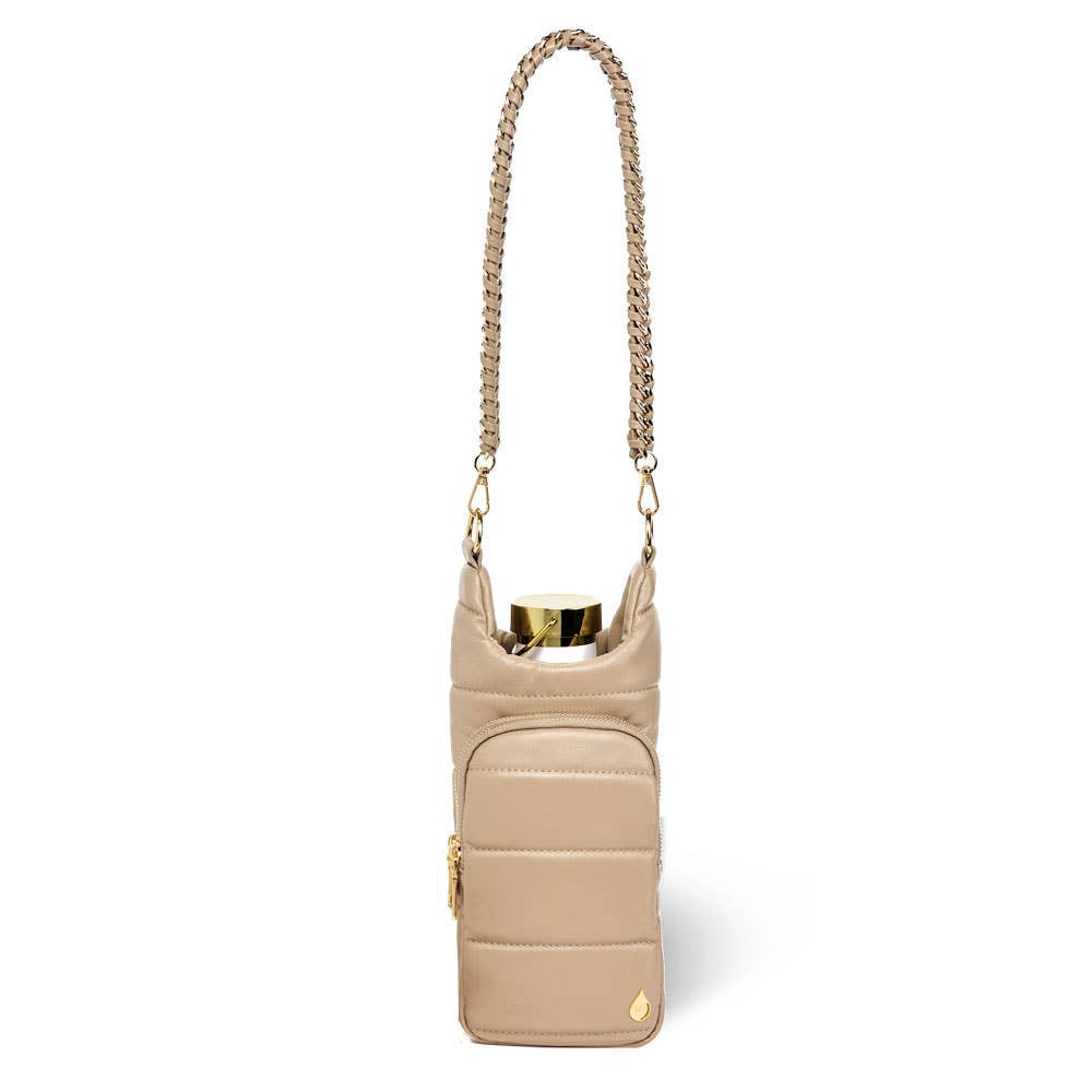 WanderFull - Original HydroBag - Taupe Vegan Leather Hydrobag® with Strap Bundle