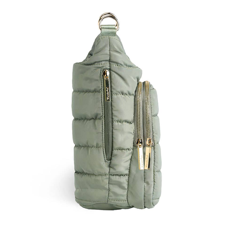 WanderFull - Original HydroBag - HydroBag® HANDLE™ - Sage Green with Sage and Tan Strap