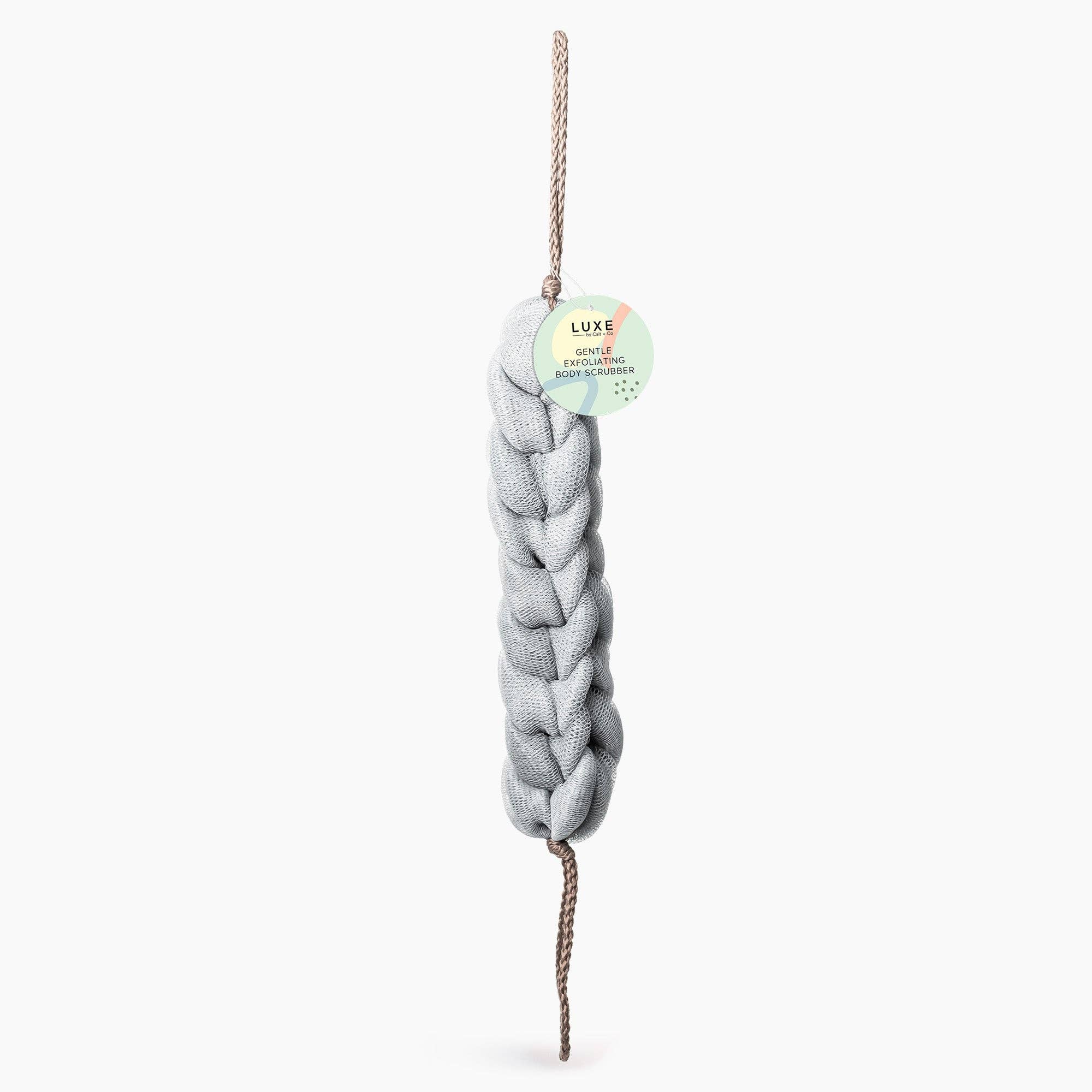 Cait + Co - Luxe-Gentle Exfoliating Back Scrubber - Grey
