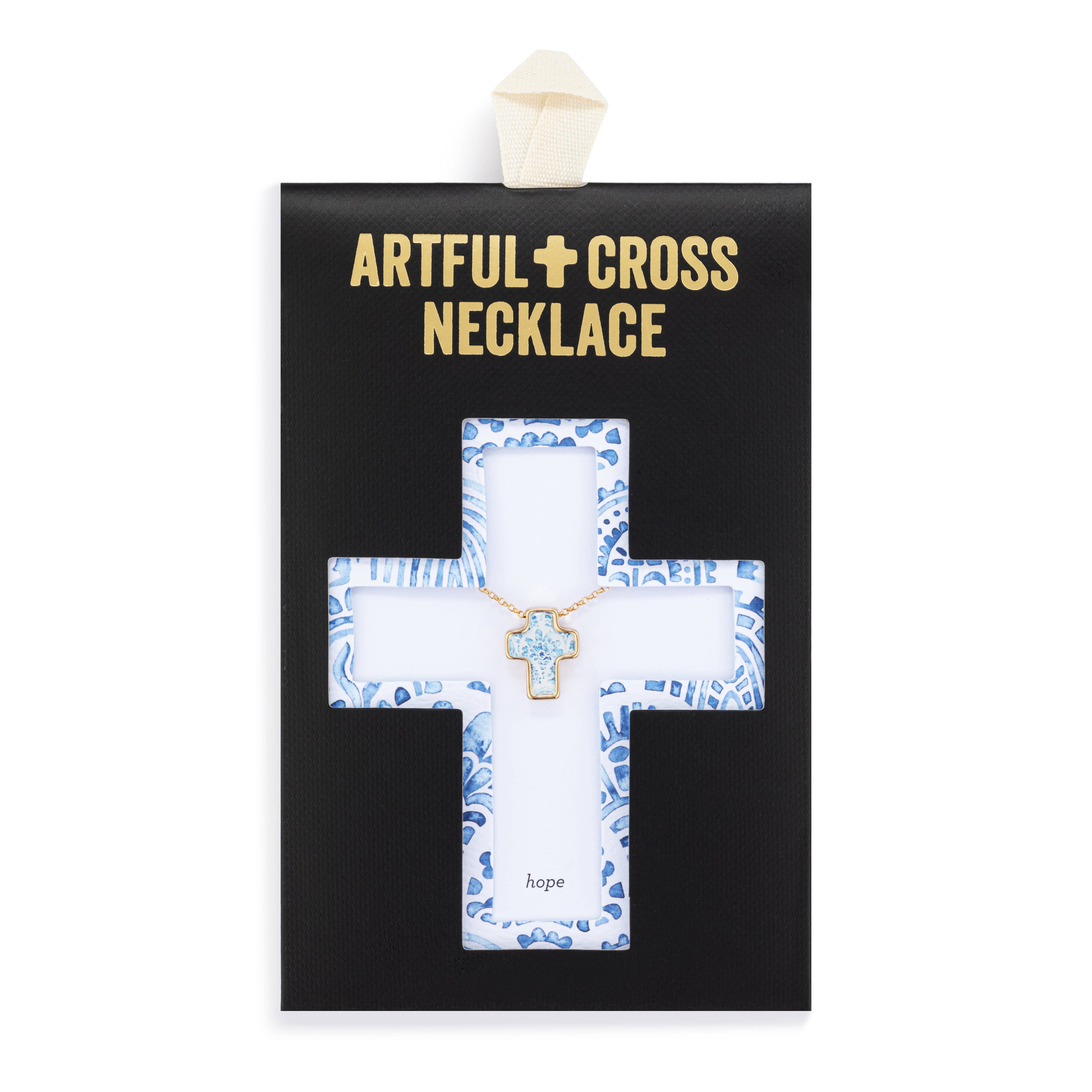 DEMDACO - Hope Artful Cross Necklace - 16in