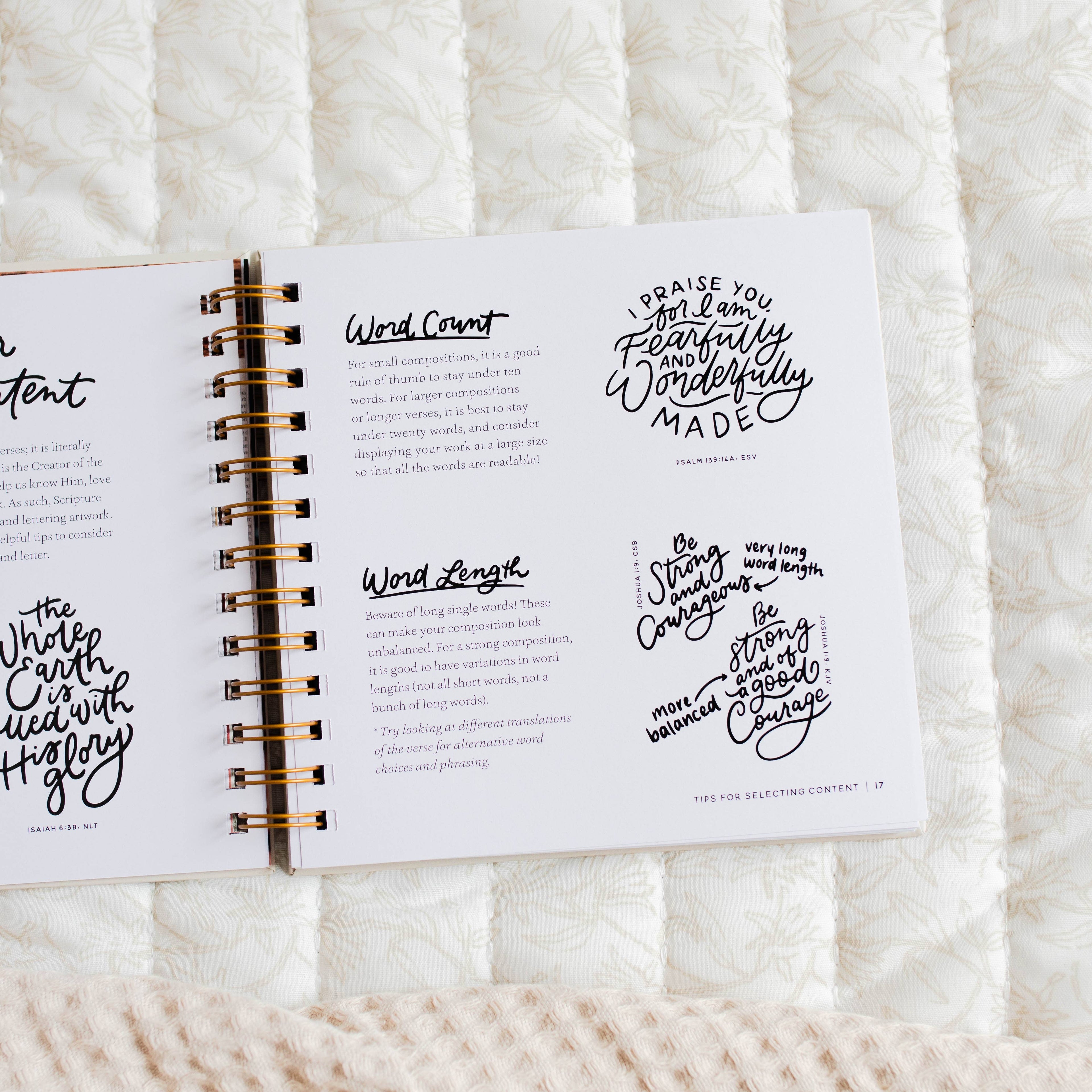 The Daily Grace Co - Daily Grace Scripture Lettering Workbook