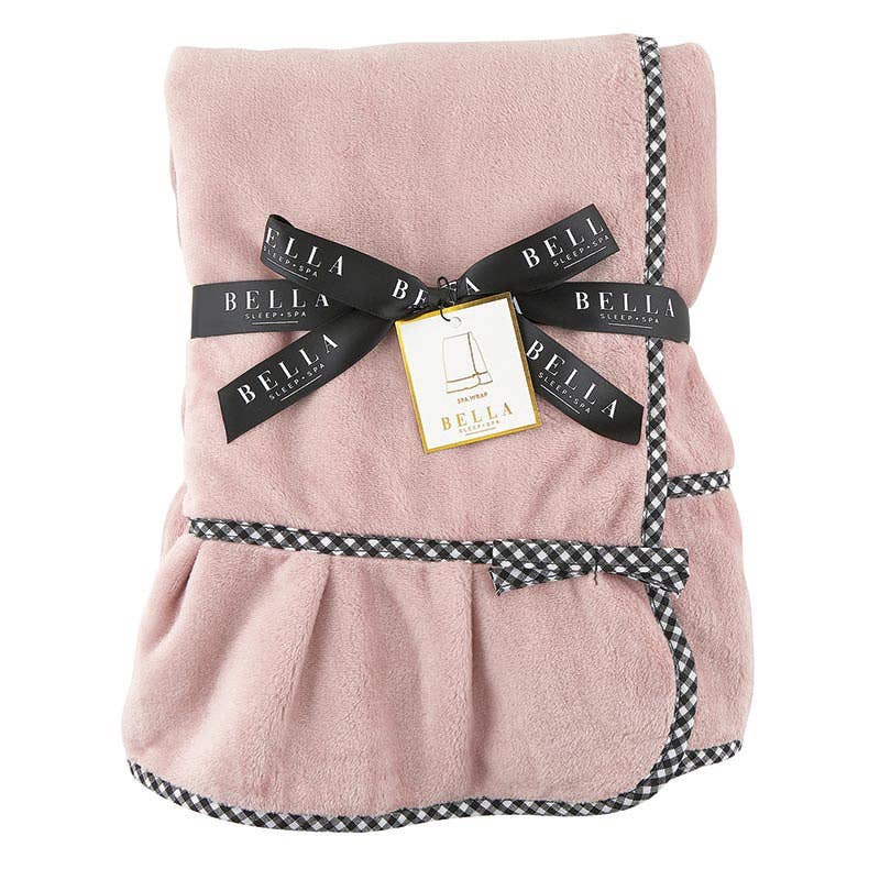 Bella Sleep + Spa - Plush Spa Wrap - Dusty Rose