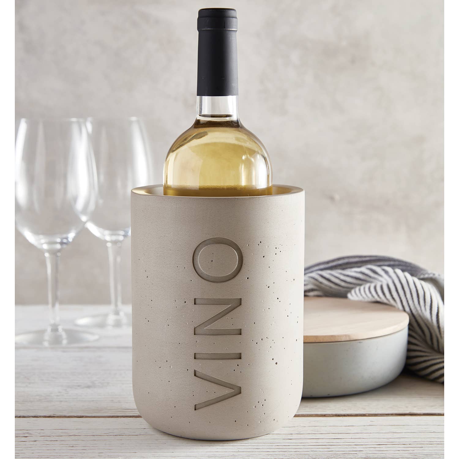 Santa Barbara Design Studio by Creative Brands - Cement Wine Bottle Holder