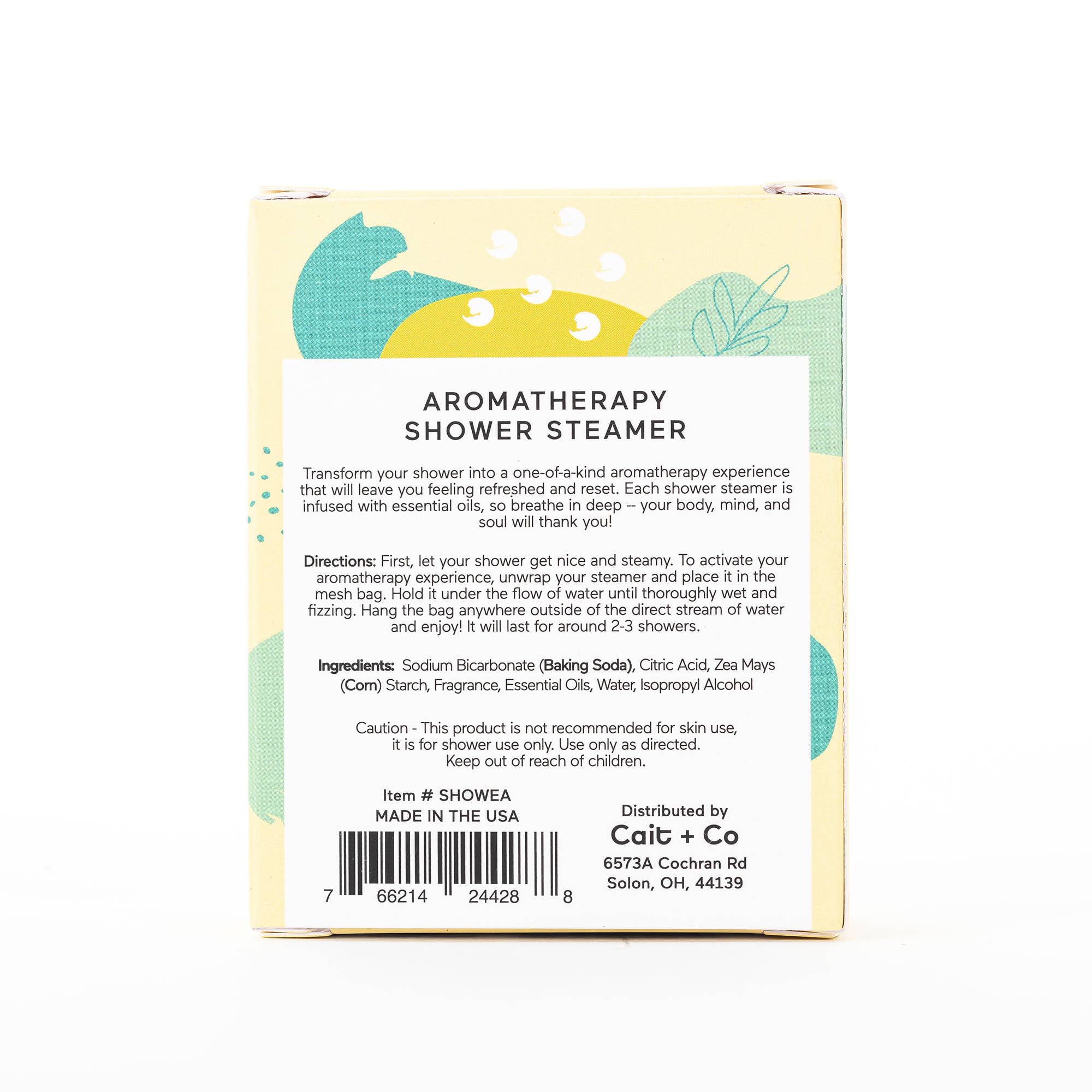 Cait + Co - Luxe Eucalyptus + Aloe Shower Steamer Fizzy Bomb