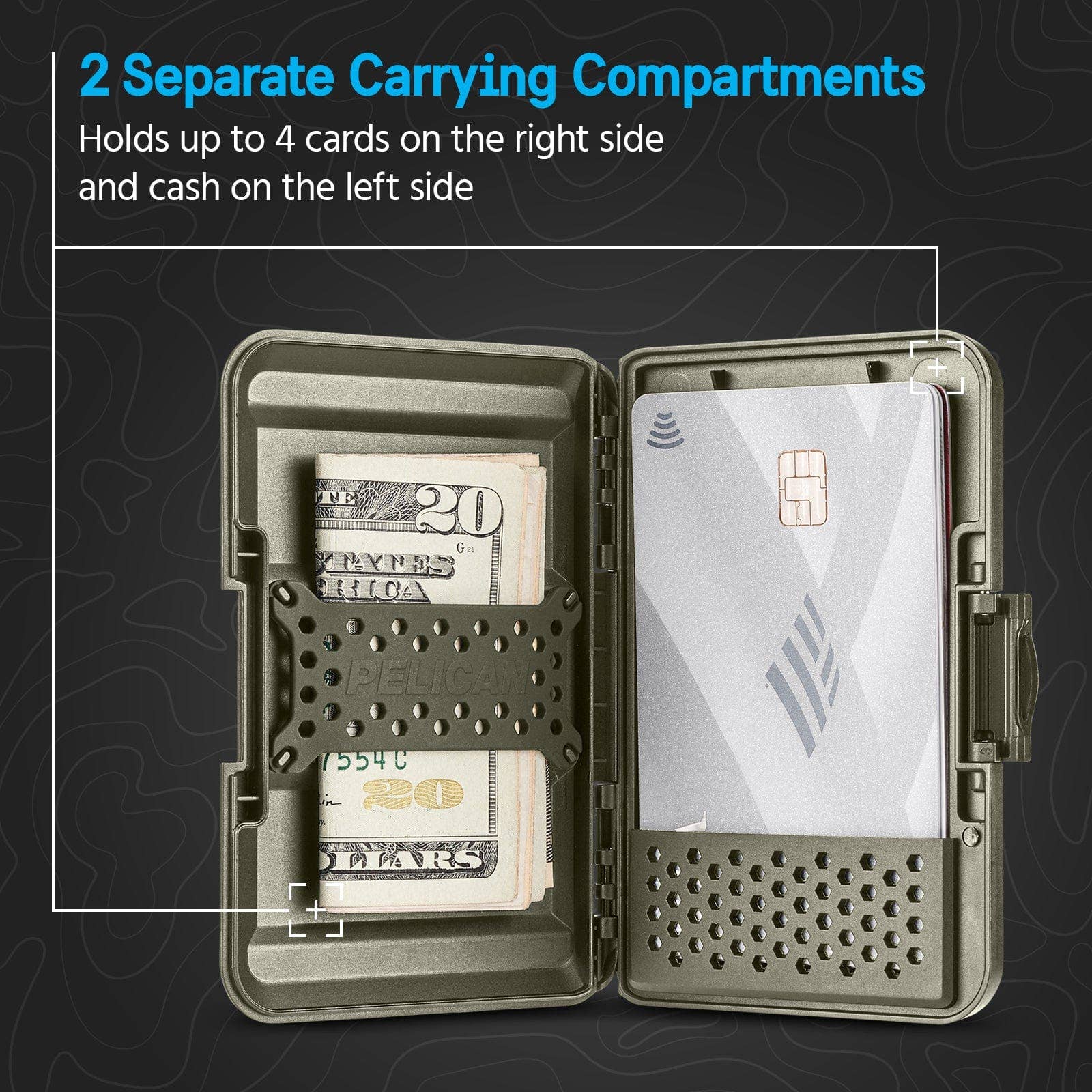 Case-Mate - Pelican Protector OD Green MagSafe Wallet