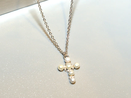 Abe Silver Pearl Necklace 18K