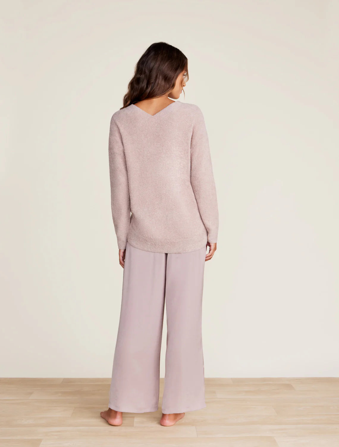 Barefoot Dreams CozyChic Lite V Neck Seamed Pullover