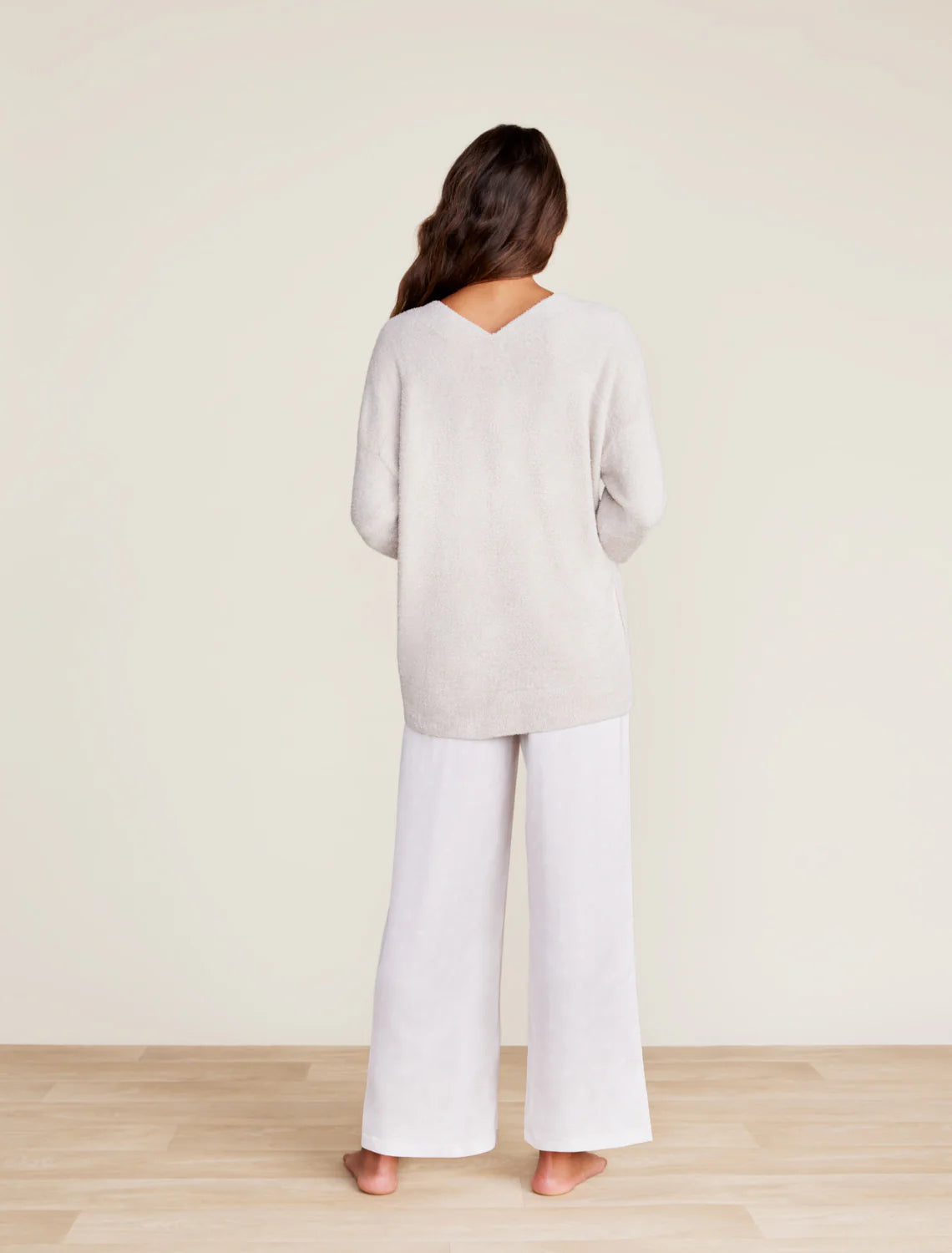 Barefoot Dreams CozyChic Lite V Neck Seamed Pullover