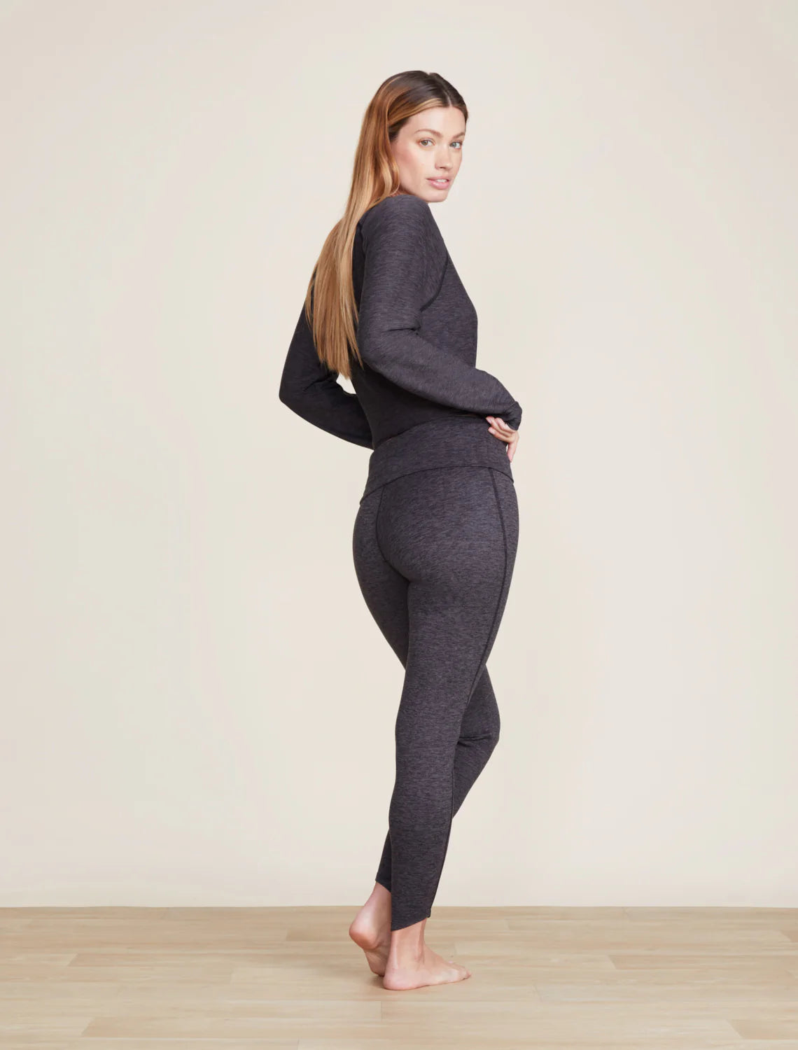 Barefoot Dreams Malibu Collection Butterchic Hvy Fold Over Legging