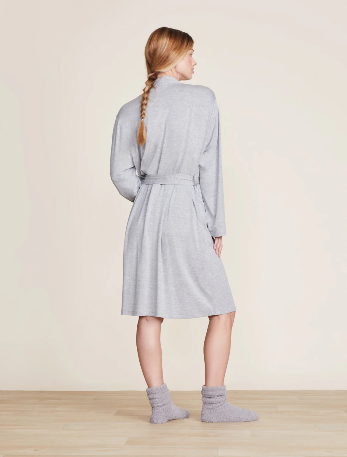 Barefoot Dreams Malibu Collection Soft Jersey Short Robe