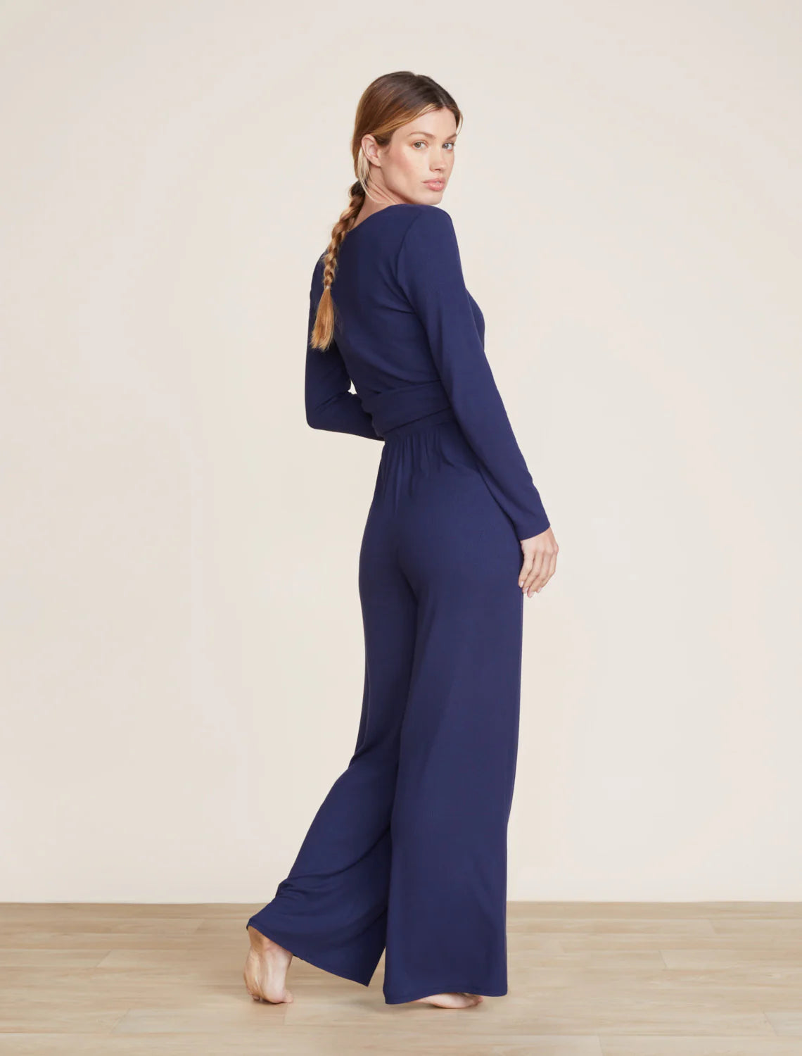 Barefoot Dreams Malibu Collection Ultra-Soft Rib Wide Leg Pant
