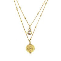 Celery Gold Necklace