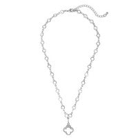 Don Silver Clear Necklace