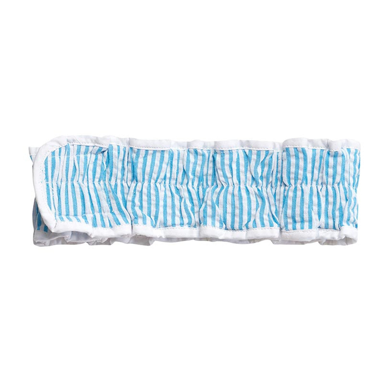 Seersucker Spa Headband - Turquoise