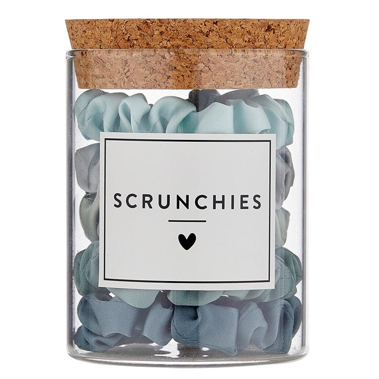 Large Satin Scrunchies Jar - Beach