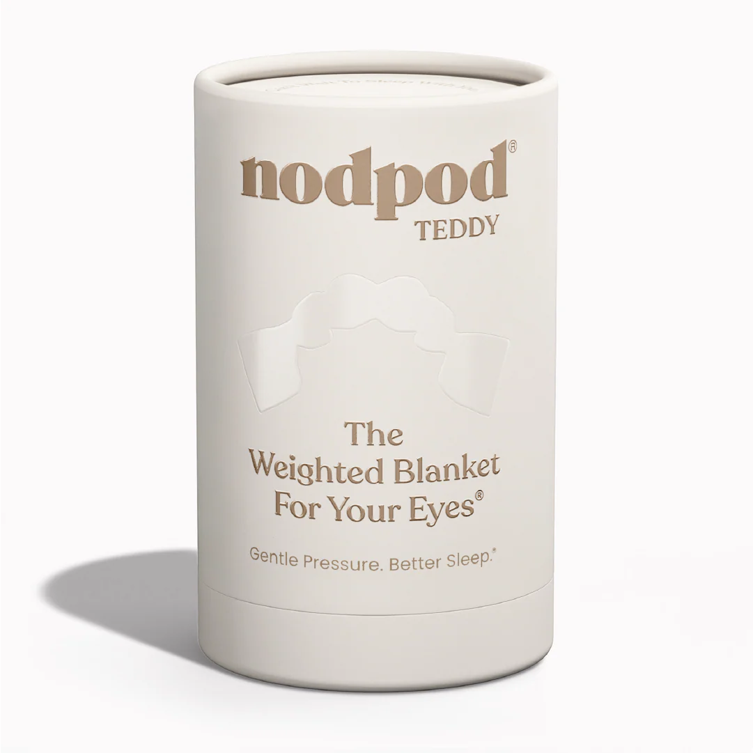 nodpod - Teddy Mask Polar Weighted Sleep Mask - Eye Mask