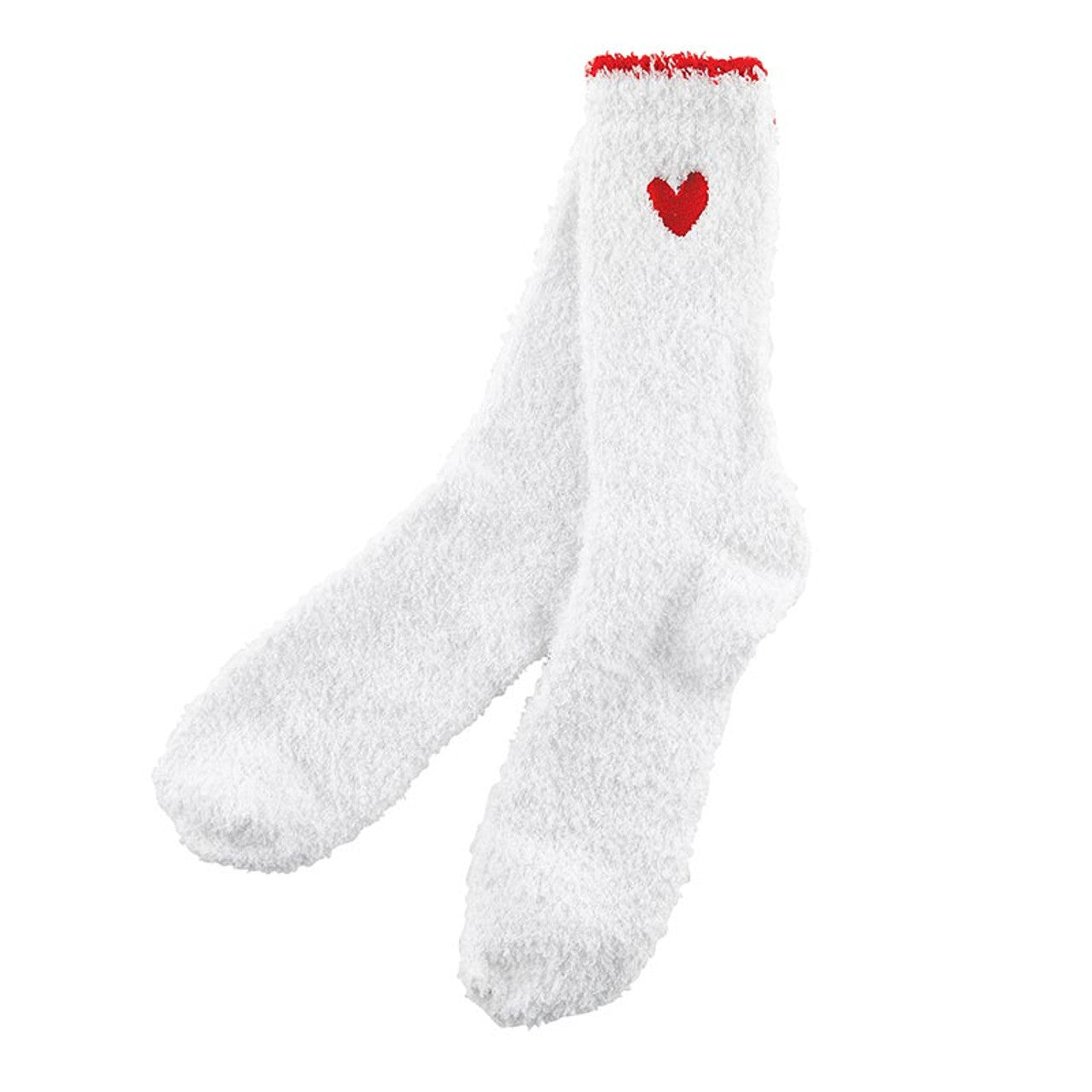White and Red Cozy Sock Ornament