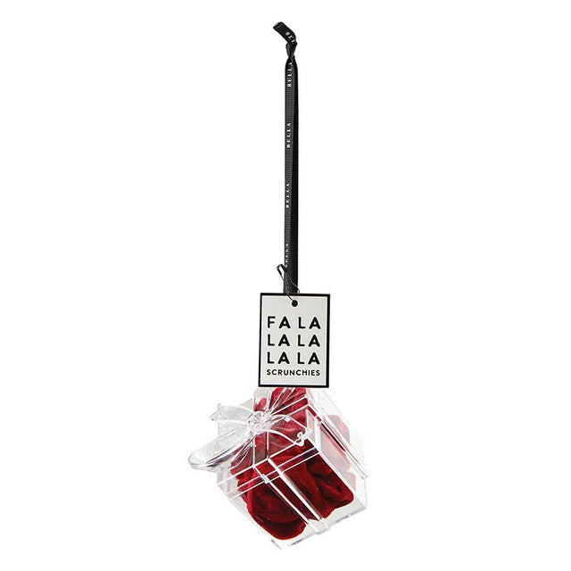 Red Velvet Scrunchie Ornament