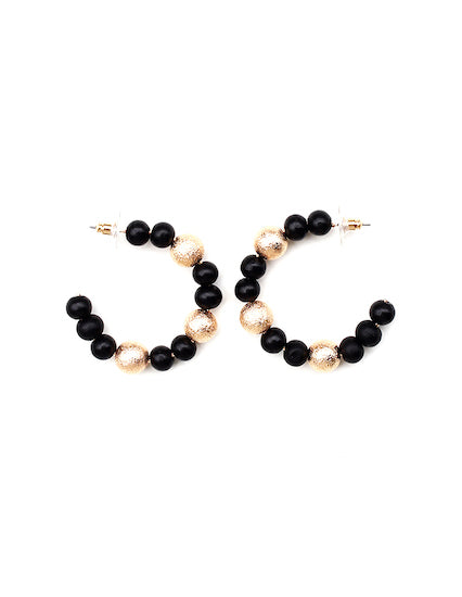 Savana Black Earrings