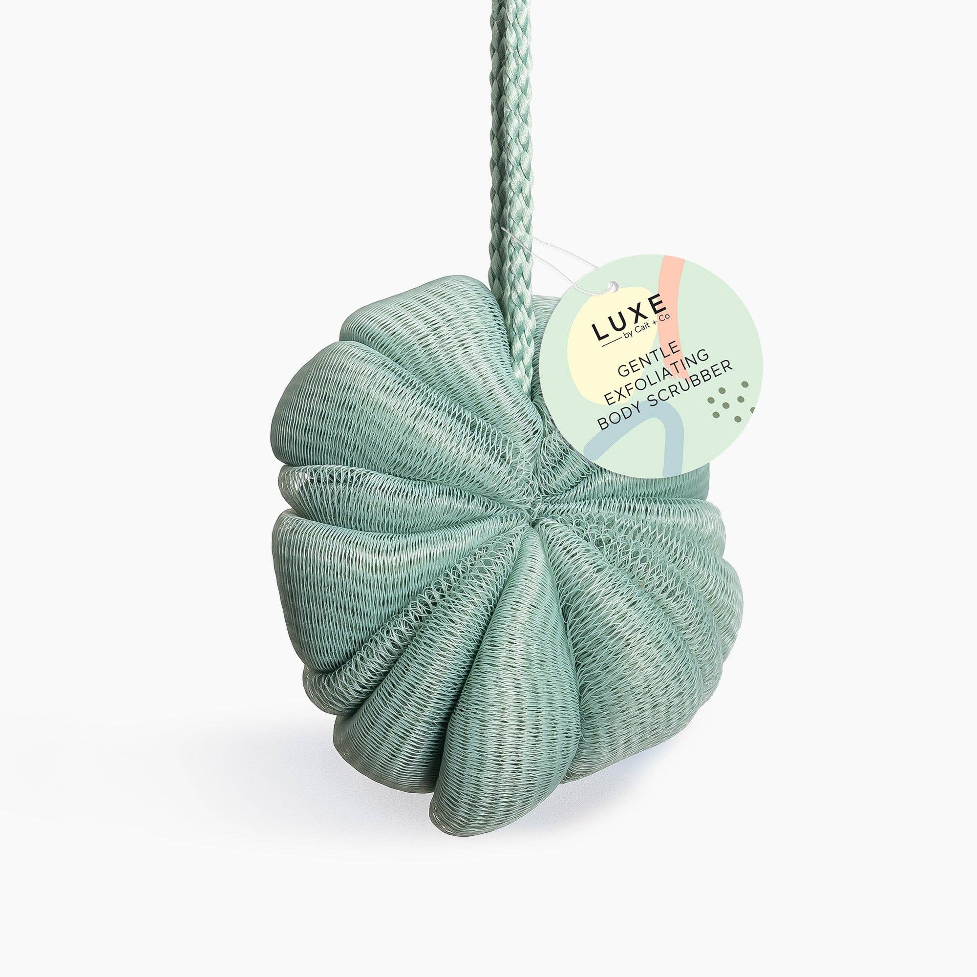 Cait + Co - Luxe-Gentle Exfoliating Body Scrubber - Green