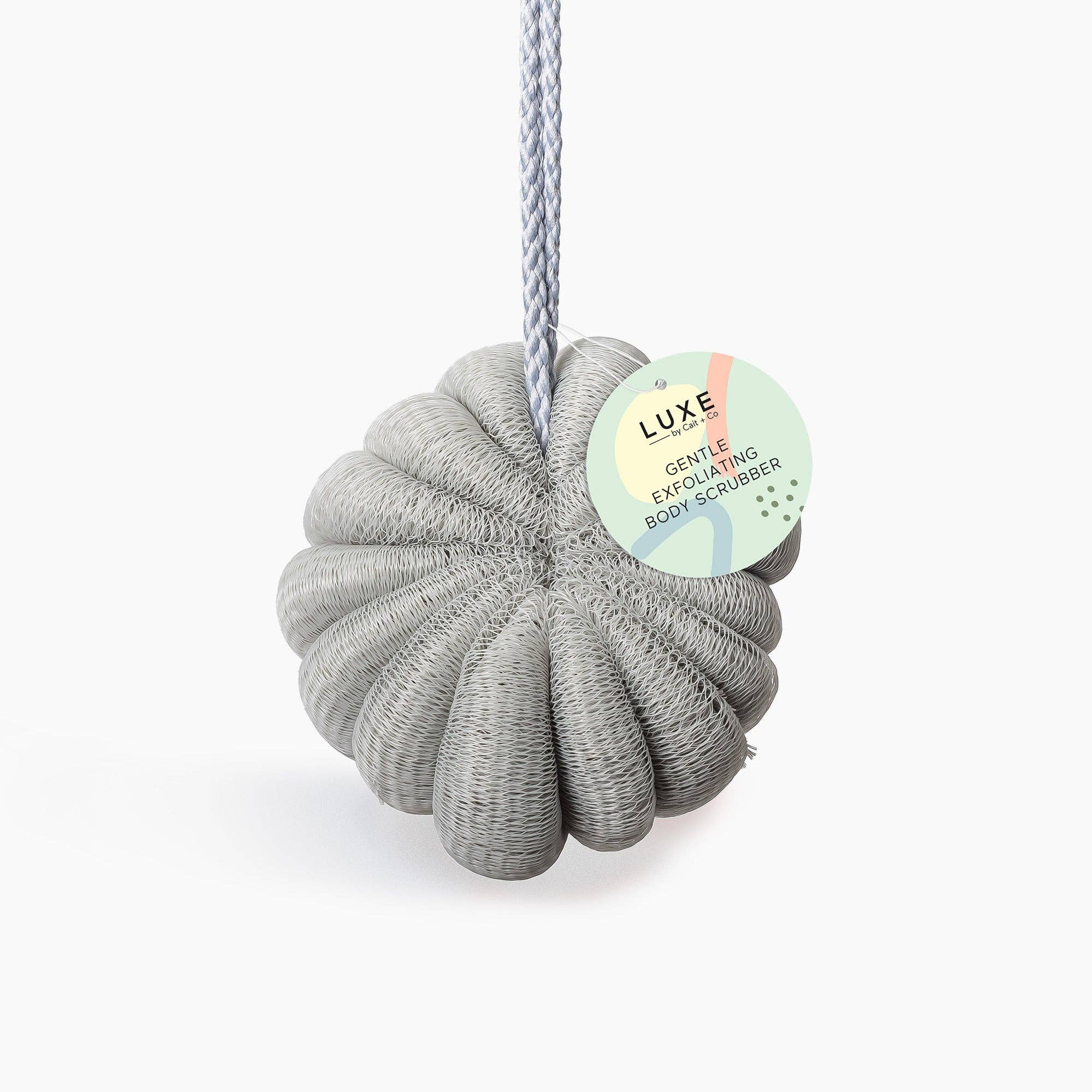 Cait + Co - Luxe-Gentle Exfoliating Body Scrubber - Grey