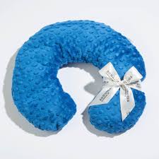 Blue Dot Neck Pillow- Lavender