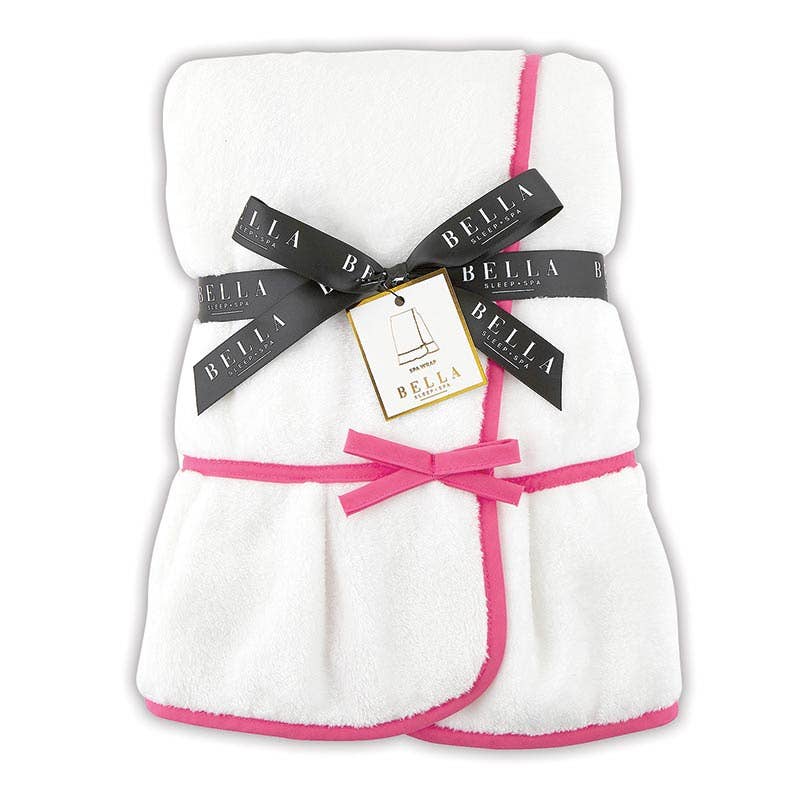 Bella Sleep + Spa - Plush Spa Wrap - Hot Pink