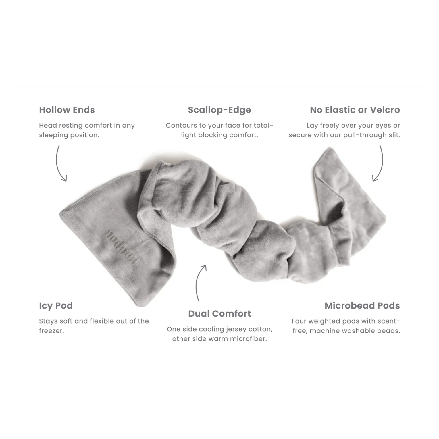nodpod - Sage Weighted Sleep Mask - Eye Mask