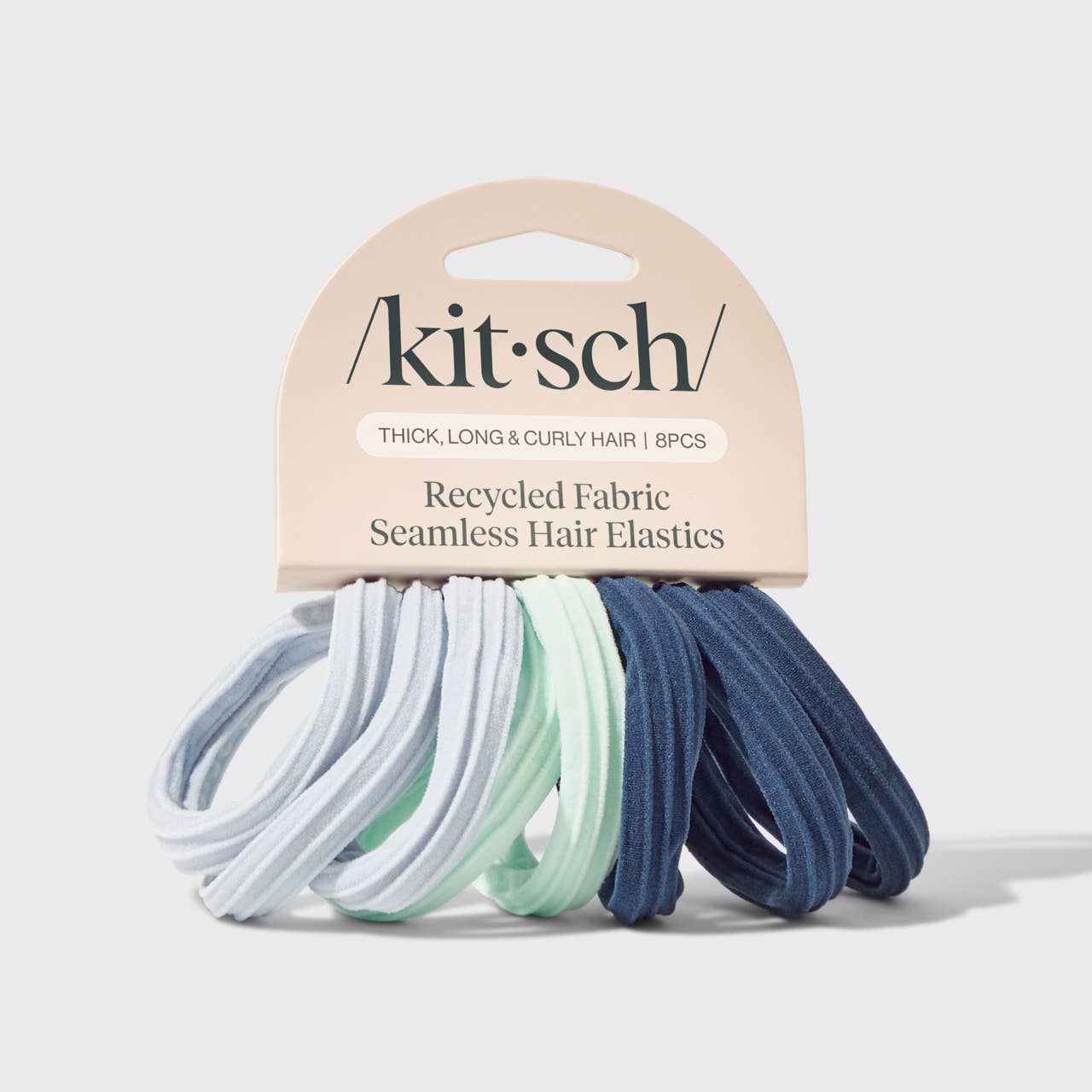 KITSCH - Recycled Seamless Hair Elastics 8pc Set- Garden Bouquet