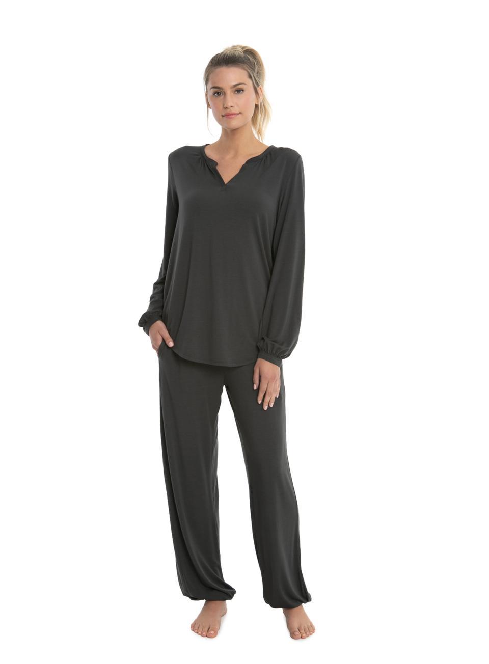 Barefoot Dreams Luxe Milk Jersey Namaste Lounge Set
