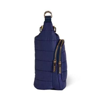 WanderFull - Original HydroBag - Navy Blue Matte HydroBag™ with Navy/Gold Strap