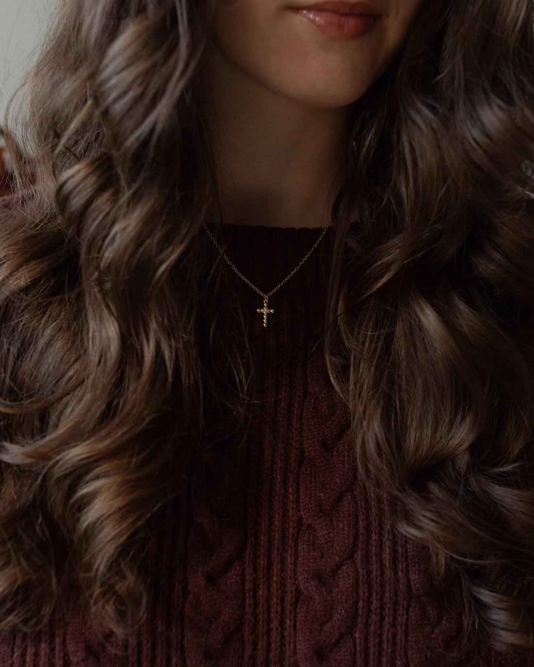 The Daily Grace Co - Dainty Cross Necklace