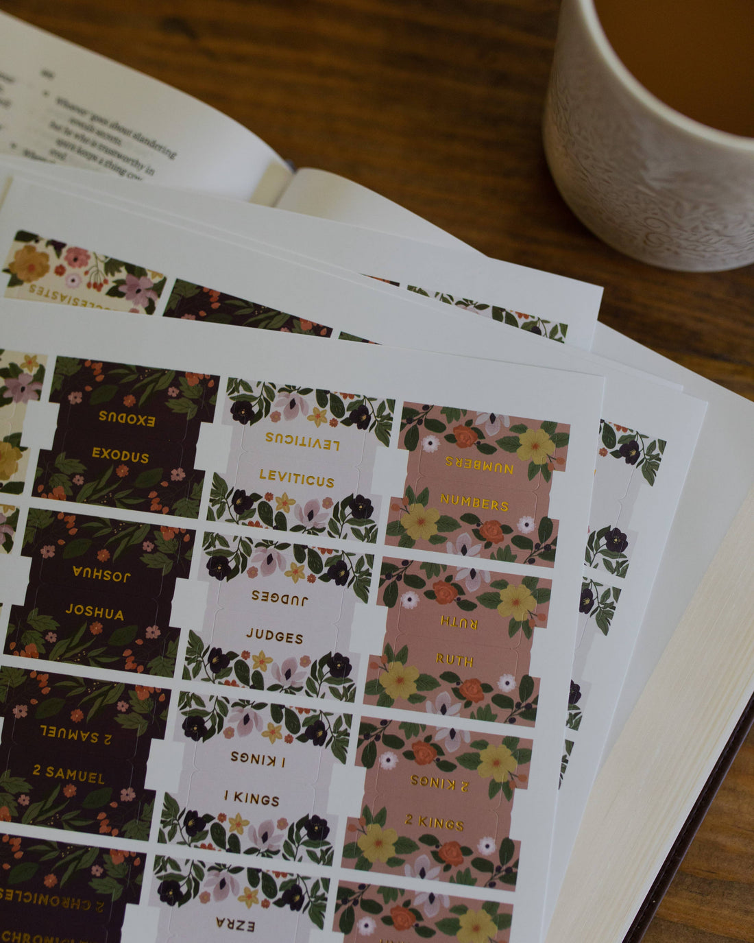 The Daily Grace Co - Magnolia Floral Bible Tabs