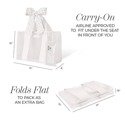 Case-Mate - Case-Mate Ivory Pearl Bow Jelly Tote Bag
