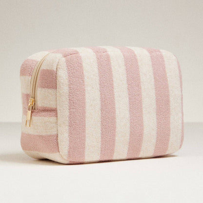 Frem - Striped Terry Fabric Travel Pouch