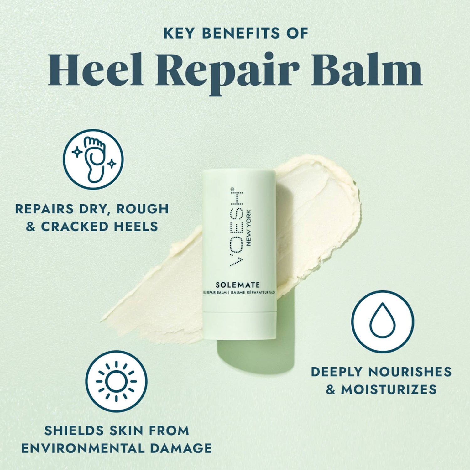 VOESH New York - Solemate Heel Repair Balm Retail - Mint