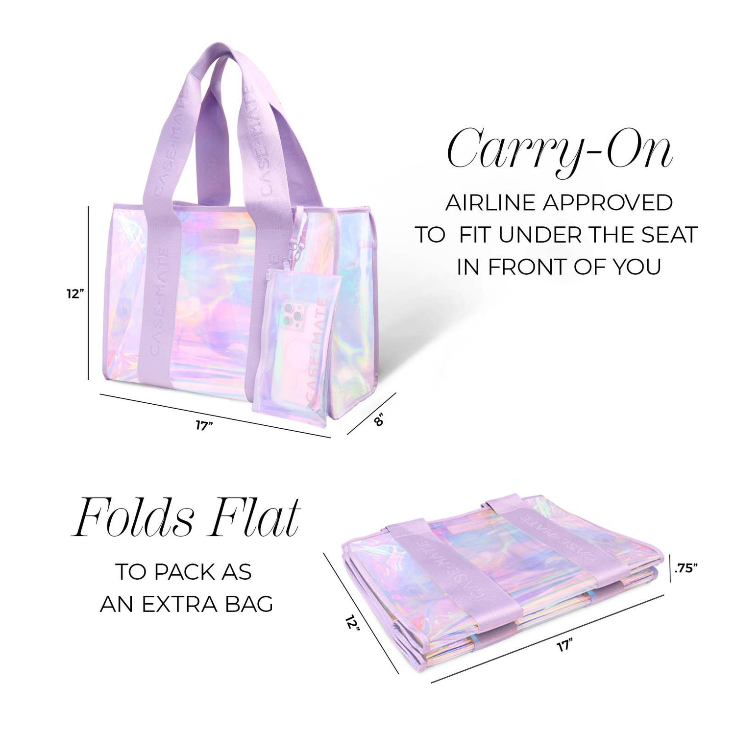 Case-Mate - Case-Mate Soap Bubble Jelly Tote Bag