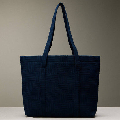 Frem - Quilted Tote Bag with Woven Texture