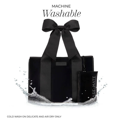 Case-Mate - Case-Mate Midnight Black Bow Jelly Tote Bag