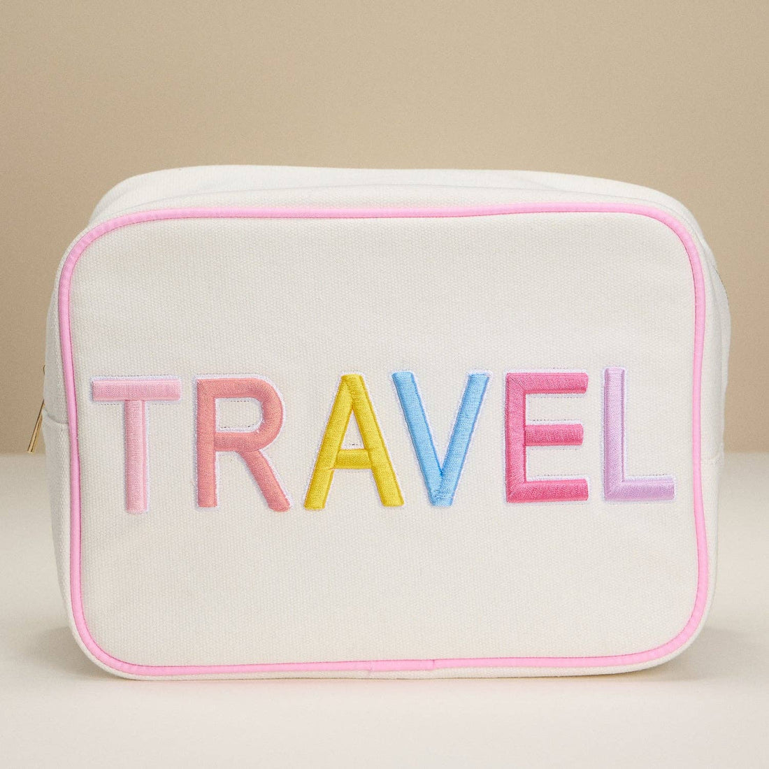 Frem - Canvas Travel Bag with Rainbow Lettering