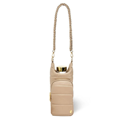 WanderFull - Original HydroBag - Taupe Vegan Leather Hydrobag® with Strap Bundle