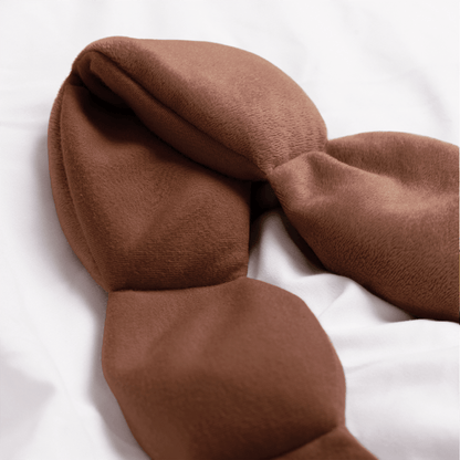 nodpod - Mocha Weighted Sleep Mask - Eye Mask