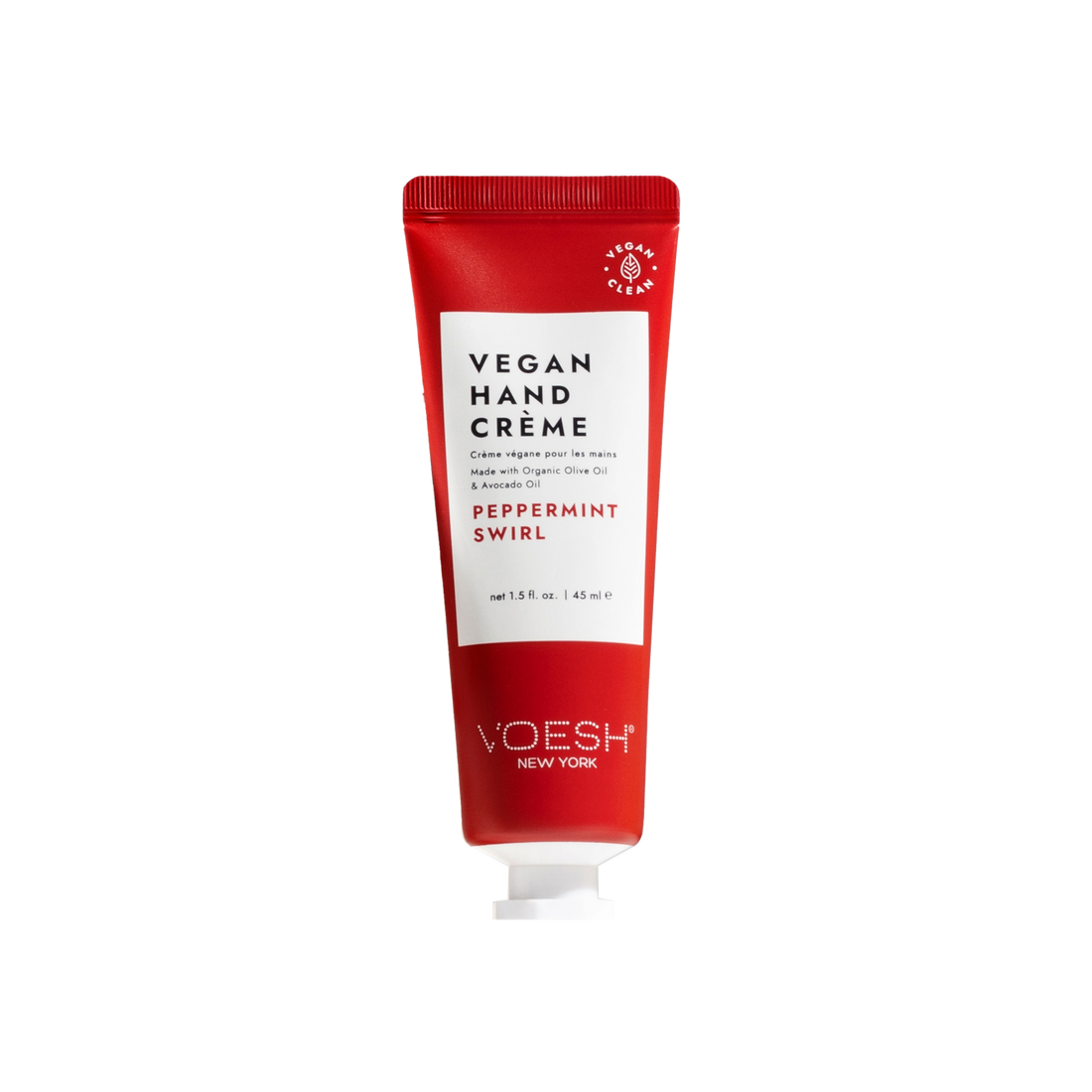 VOESH New York - Vegan Hand Crème - Peppermint Swirl 1.5oz *Limited Edition*