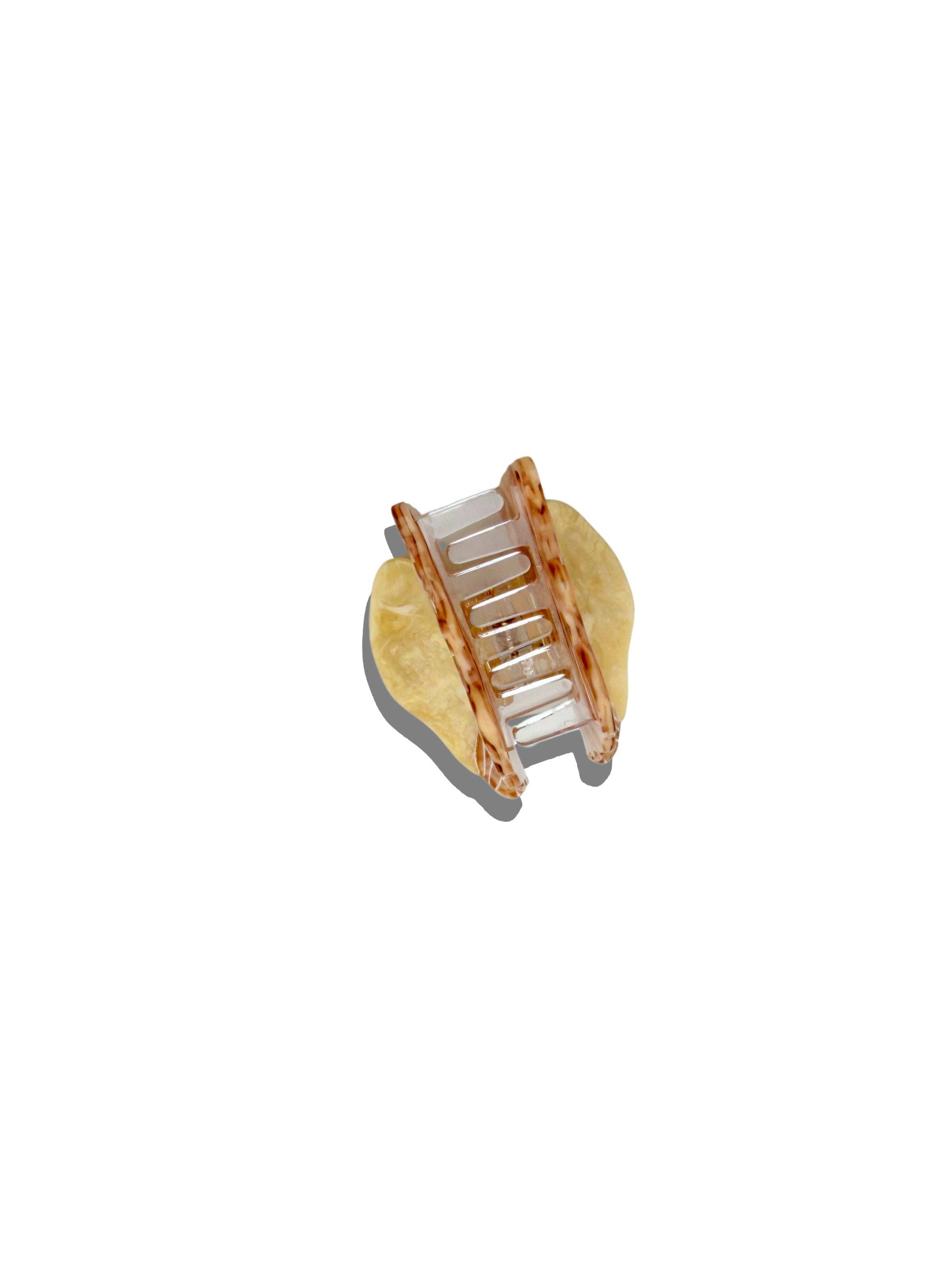 Solar Eclipse - Hand-painted Tulip Conch Shell Claw Hair Clip | Eco-Friendly