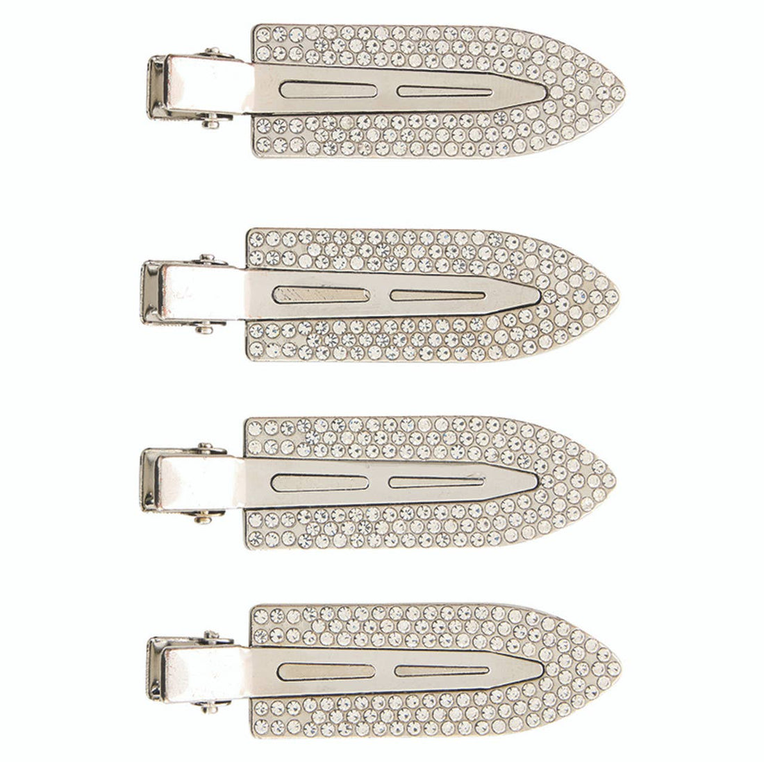 Bella Sleep + Spa - Crease Free Hair Clips - Silver