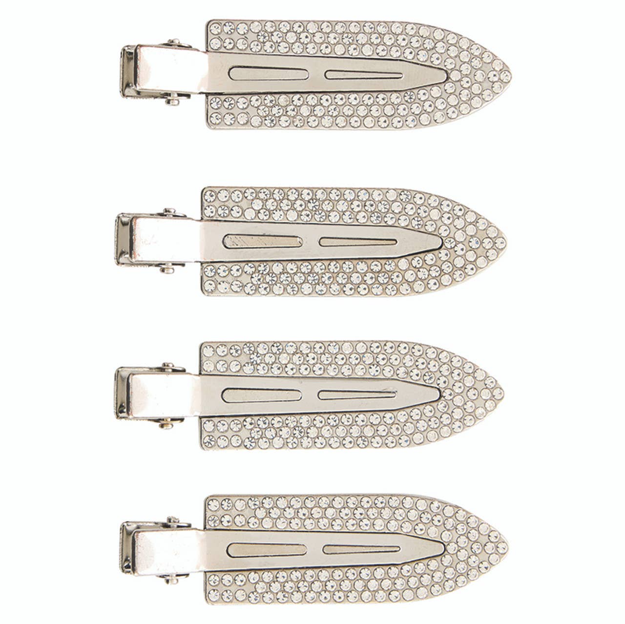 Bella Sleep + Spa - Crease Free Hair Clips - Silver