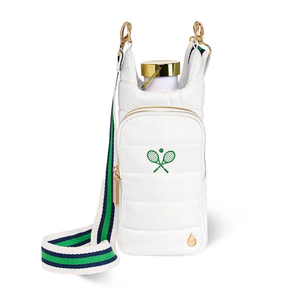 WanderFull - Original HydroBag - White HydroBag® with Tennis Embroidery